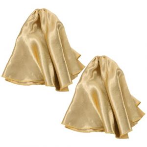 BAZEITFLOW Lot de 2 Housses de Protection Jaunes pour Appareil de Moxibustion Tissu Isolant Thermique Taille Small Bordure Surjet&eacute;e Rouge Accessoires pour Th&eacute;rapie Moxa et Spa Bien- (KINING, neuf)