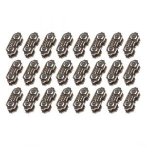 Maillon de cha&icirc;ne de tron&ccedil;onneuse 24 x 38 3/8 Jauge 0 050/0 058 Liens pr&eacute;d&eacute;finis avec sangles de serrage Compatible avec Oregon 050058 et Types 30S, 30, 38R et AE1 (Zhixingli, neuf)