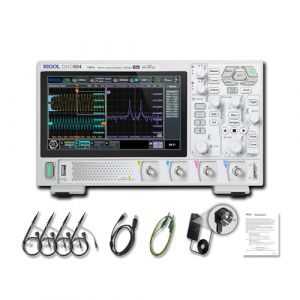 RIGOL Oscilloscope,DHO804 Oscilloscope Numerique,70MHz,4A Canal,Résolution 12 bits, écran tactile HD 7",Ultra-Portable,Pour tests sur site et enseignement en laboratoire (RIGOL EU, neuf)