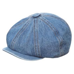Maeau Casquette B&eacute;ret B&eacute;b&eacute; Gar&ccedil;on 12 24 Mois Casquette Gavroche Denim Chapeau Newsboy Chevron Enfant 1 2 Ans Casquette Plate Irlandaise Retro Gatsby Souple Flat Cap Bleu Basque Octogonal Automne Hiver (YOUXINGEU (Livraison sous 5 &agrave; 12 jours）, neuf)