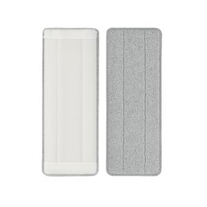 Balai Serpilli&egrave;re Mop Compact Malin &ndash; Kit Complet de Nettoyage avec Seau 2 Compartiments Nettoyer / Essorer &ndash; Manche 141 cm, Lingettes et T&ecirc;te Plate et pivotante XL (Lot de 2 Lingettes Balai Pro) (Valse des Prix, neuf)