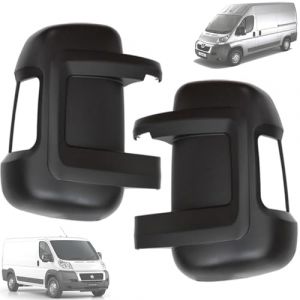 Twowinds - Coque Rétroviseur Compatible avec Fiat Boxer Jumper Ducato (à partir de 2006) - Latéral Gauche et Droite - 735424438-735424437 - Boîtier de Rétroviseur - Bras Court (2 pièces) (Autoparts-forless, neuf)