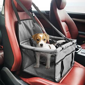 Ouguan&reg; Housse de Si&egrave;ge Auto pour Chien Couverture Protection de Si&egrave;ge Voiture avec Laisse de S&eacute;curit&eacute; Imperm&eacute;able Respirante pour Voyage avec Chiot Petit Chien Chat (Gris) (Zhuhai ouguan Electronic Technology Co., Ltd, neuf)