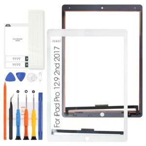 pour iPad Pro 12.9 2017 2nd 2 Écran Tactile Remplacement A1671 A1670 Écran Tactile Digitizer Capteur avec Kits de réparation (Pas LCD) (Blanc) (DR Phone, neuf)