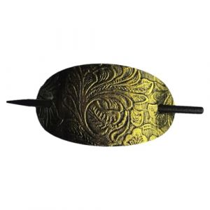 &Eacute;pingle &agrave; cheveux en cuir avec b&acirc;ton - pince &agrave; cheveux en faux cuir | pinces &agrave; cheveux b&acirc;ton pince &agrave; cheveux b&acirc;ton pour cheveux queue de cheval &eacute;pingle &agrave; cheveux longs femme (fengkuc, neuf)