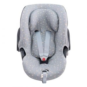 JYOKO Kids Housse pour siège Auto bébé en Coton Compatible avec Cybex Aton Cloud-Q-M-2-4-5 (Cloud Q-M, Dandelion) (JYOKO, neuf)