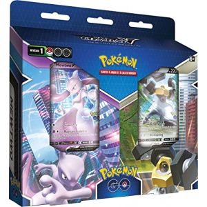 Pok&eacute;mon, GO : Bundle Deck Melmetal-V/Mewtwo-V, Jeu de soci&eacute;t&eacute;, Cartes &agrave; Collectionner, A partir de 6 Ans (Kyriobi, neuf)