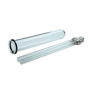 Wacredo Lampe de rechange UVC 11 W + verre de quartz pour Oase Filtoclear 6000 avec joint - Kit complet de traitement de l'eau - Filtre - Clarificateur d'eau - Ampoule - Appareil UVC (Neyses-Gartenteiche, neuf)
