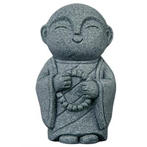 livelyfish Mini statue de moine japonais - Figurine de Bouddha Feng Shui - Statues de moine priant - Sculptures en grès pour aquarium - Décoration d'intérieur - 8 (HAOHAN888888, neuf)