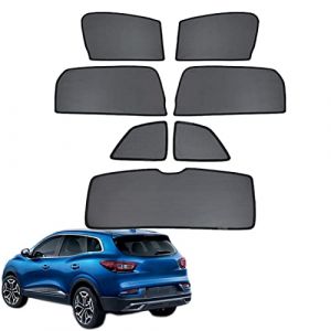 GCcv Pare Soleil Voiture B&eacute;b&eacute; Enfant Protection UV pour Fen&ecirc;tres Pare-Soleil de Fen&ecirc;tre Lat&eacute;rale pour Kadjar 2015-2022 Magn&eacute;tique Rideau Housses Accessoires Auto,7PCS (SONGYANG STORE, neuf)