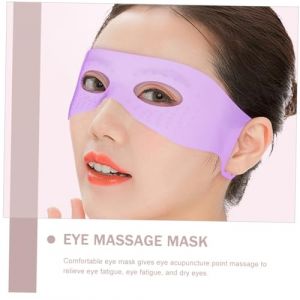 OUNONA 3 pièces Masque pour Yeux Silicone Masque Multifonction avec Massage des Points Acupression et Portable pour Fatigue Oculaire (Gustell, neuf)