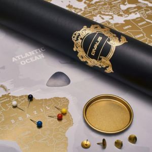 Extra Grand de Carte du Monde à Gratter - Carte du Monde à Gratter - Cadeau Mappemonde pour les Voyages - Tous les Accessoires - Scratch off World Map (SOPHISTICATED TECHNOLOGIES LTD, neuf)