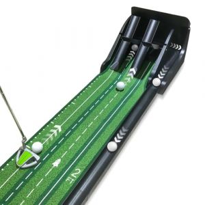 KOFULL Tapis de Golf Tapis Putting Golf d'intérieur pour la Maison, Le Bureau, l'intérieur et l'extérieur (mykuja, neuf)