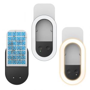 Lot de 2 pièges à Mouches d'intérieur (2 appareils + 10 Cartes de Colle), Lampe de Nuit, Anti-moustiques, piège à Insectes Volants enfichable pour moustiques, Mouches, Mouches des Fruits, Mites (Joey Up, neuf)