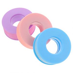 VALICLUD 3rouleaux Tape Pour Extensions De Cils Adhésif Non-tissé Ruban Respirant Pour Isolation Des Cils Découpable Personnalisées Bleu Rose (MOUBACK, neuf)