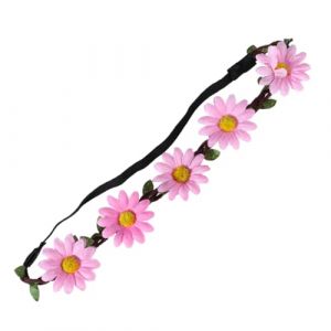 CANIGHT Lot De 5 Couronnes De Tournesol Hawaïennes Style Pour Cheveux Décorations De Fête Sur La Plage Pour Événements À Thème Tropical (ZORIYOI, neuf)