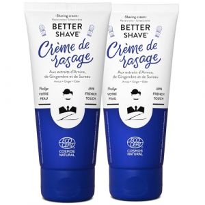 Crème à Raser Homme – Lot de 2 – Monsieur BARBIER | Texture Dense & Onctueuse pour Peaux Sensibles | Naturelle, Végane & Française | À l’Arnica, Cyprès & Gingembre (Monsieur Barbier, neuf)