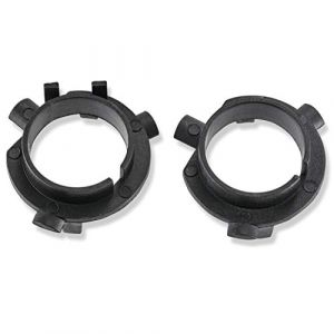 KATUR H7 LED Base de Support d'adaptateur de Prise pour Ampoule de Phare H7 LED pour KIA K3/K4/K5 Sorento CEED 2012-2013 Hyundai Veloster Coupe Santa Fe (Pack de 2) (KAtur, neuf)