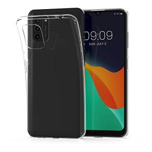 kwmobile Coque Smartphone Compatible avec Nokia G21 / G11 - Housse de t&eacute;l&eacute;phone en TPU Transparent (SX-Commerce, neuf)