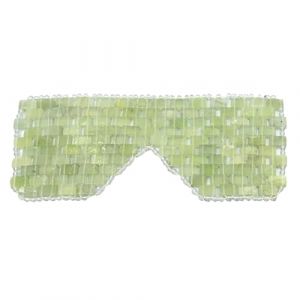 Masque rafra&icirc;chissant pour les yeux - Patch de jade r&eacute;utilisable pour la th&eacute;rapie faciale, outil de beaut&eacute; relaxant pour les yeux fatigu&eacute;s | Masque lisse pour le repos, les soins de la peau et le (fegayut, neuf)