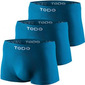TODO Boxer de Sport Homme Respirant (Lot de 3) &eacute;lastique sous-v&ecirc;tements, Ajustement Parfait, sans Plis, sans frottement (socks_paradise, neuf)