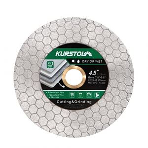 KURSTOL Disque Diamant - 115mm Disques à tronçonner diamantés Pour couper et meuler les carreaux de céramique, la porcelaine, le granit, le marbre (YZKS TOOLS, neuf)