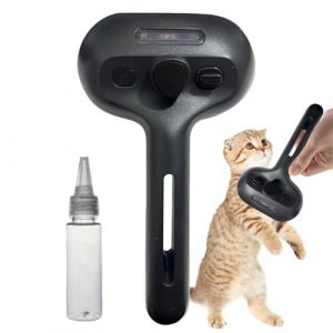 Brosse Vapeur pour Chat, Brosse Vapeur Auto-nettoyante Ergonomique pour Chats, Peigne Réservoir Grand Capacité Outil Démêlage Doux Massage Maison Voyage Chien (Jeppn, neuf)