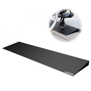 LIEKUMM Rampe de Seuil, 3,5 cm Rampe en Caoutchouc pour Fauteuil Roulant, 650kg, Surface antid&eacute;rapante pour Portes de Fauteuil Roulant et salles de Bain (Liekumm, neuf)