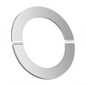 Gdfnmogo Bride fendue murale, rosace ronde en acier inoxydable, accessoire mural pour tuyau d'eau de 80 à 160 mm de diamètre (80 mm) (goodfunlifes, neuf)