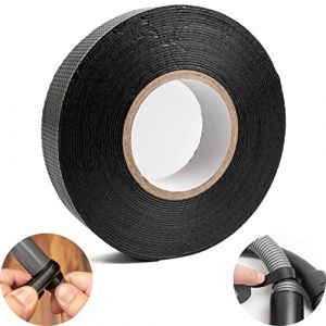 Ruban isolant et auto-amalgamant, L 10 mètres x l 20 mm x H 0,7 mm, Moyenne tension, Auto-soudé, Étanche à l'air et à l'eau, Rubans de réparation en caoutchouc, Ruban adhesif résistant Isolation ruban (Your Day Mate, neuf)