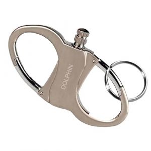 LIUYIDM Mousqueton Porte Clé Mousqueton Inox Alliage MéTallique Porte Clef Mousqueton Porte Cle,Convient Pour Les CléS de Maison, Les CléS de Voiture, L'Alpinisme en Plein Air (Argent) (LIUYIKJ, neuf)