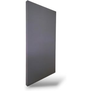 STOP SOUND Panneau acoustique 124x64x5 pour studio, bureau, maison, haute qualité, absorption du bruit (Gris foncé) (Home Design24, neuf)