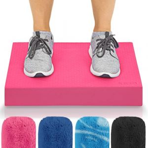 Vive Tapis d'équilibre – Grand tapis de yoga en mousse pour la physiothérapie, l'entraînement de stabilité, l'exercice des genoux et des chevilles, la musculation, la rééducation – Coussin de chaise (Vive Health, neuf)