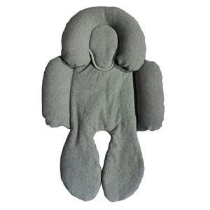 BEYBI® Réducteur bébé point coton universel pour nacelle, siège auto groupe 0, poussette et berceau (gris) (beybi, neuf)