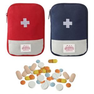 Mini Trousse de Secours, 2 Pièces Trousse de Secours Vide, Trousse Secours Vide, Trousse Pharmacie Voyage, Trousse Pharmacie,Trousse de Secours, Trousse Secours pour Le Stockage de médicaments (SUSAN ALICE MORROW-, neuf)
