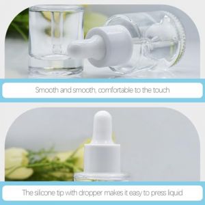 Gatuida Lot De 10 Flacons Compte-gouttes En Verre 20 Ml Étanches Pour Huiles Essentielles Petites Bouteilles De Voyage Avec Pipette Doseuse Pour Usage Quotidien (Queenie ruy, neuf)