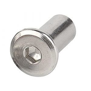 Runxingfu Noix de Baril Acier Inoxydable - M3 M4 Filetage Interne Noix de Baril &Eacute;crou Cylindrique Douille Hexagonale Vis Insert &Eacute;crou &Agrave; Rivet Verrouillage Vis ou Boulons (Runxingfu, neuf)