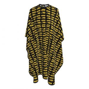 Cape De Cheveux Bus Scolaire Noir Et Jaune Barber Cape De Salon Professionnel Lavable R&eacute;glable Tablier De Barbier, Pour Femme, Le Dyeing, Adultes, 140x168cm (MoTaiFenShop, neuf)