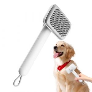 Cat Brush, Shedding Short Hair, Dog Removal Comb, Adjustable Massaging Tool, Lanyard Design, Effective Grooming, Suitable for Bunny and Puppy, Compact Size, Ideal for Daily Pet Care (facipa, neuf)