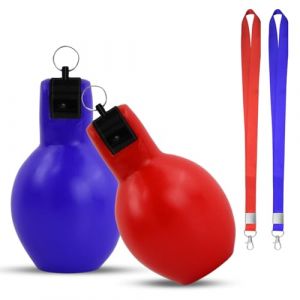 Azonelife 2pi&egrave;ces Sifflet &agrave; Main Arbitre Hygi&egrave;ne, Hygienic Sports Whistle, Sport Sifflet de Enfant Entra&icirc;neur, SiffletPoire Professionnel, Sifflets Pression, Sifflet Bruyant pour Basketball Football (chivalral, neuf)