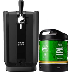 PerfectDraft Black &ndash; Pack Tireuse &Agrave; Bi&egrave;re + 1 F&ucirc;t Goose Island IPA 6L &ndash; Machine Pression &Agrave; Domicile &ndash; Refroidissement &Agrave; 3&deg;C &ndash; Indicateurs LED Temp&eacute;rature &ndash; Id&eacute;e Cadeau Amateur Bi&egrave;re (PerfectDraft, neuf)