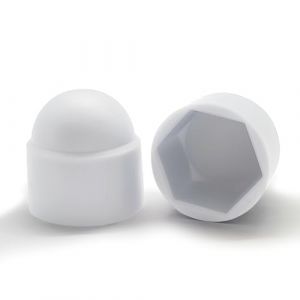 Drenky Cache-écrous M8, Pour Clé De 13 mm, Cache Ecrou Plastique Capuchons De Protection Cache Boulon Pour Recouvrir Les écrous et Les Têtes De Vis Hexagonales, 25 Pièces, Blanc (Drenky-EU, neuf)