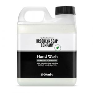 Brooklyn Soap Company Recharge de savon pour les mains 1 l - Pour homme - Nettoyage doux avec parfum épicé - Pour tous les types de peau (BROOKLYN SOAP COMPANY®, neuf)