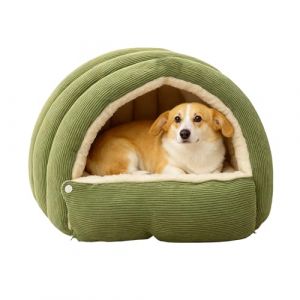 Panier pour Chat Douillet - 45x30x19cm Sac De Couchage Moelleux avec Coussin Amovible | Tente Moelleuse Et Chaude | Douillet pour Chien | Nid d'animal Chaud Chat (zhangzhiweI, neuf)