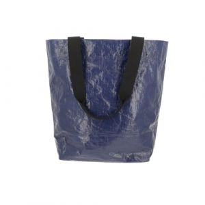 Hapo-G - Sacoche arrière vélo 17L - Fixation Porte-Bagages avec Crochets Ø8/11/15 mm - Polypropylène recyclé - Bleu Marine - Anse de Portage - Compatible e-Bike - Dimensions 29x40x18 cm (ADDONE SAS, neuf)