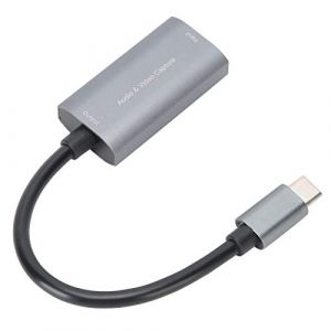 ASHATA Carte de Capture Audio vid&eacute;o, Carte d'acquisition vid&eacute;o HDMI 1080p, Adaptateur vid&eacute;o HDMI vers USB-C 4K de Type C, pour t&eacute;l&eacute;phones, pour Consoles de Jeux, pour Game Live, pour cam&eacute;ras, etc. (eboxer eu, neuf)