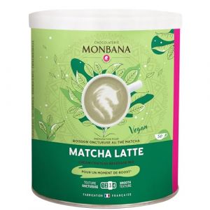 Monbana Matcha Latte Powder Bo&icirc;te de 500 g (PRO DISTRI, neuf)