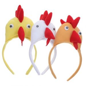 BESPORTBLE 3pi&egrave;ces -t&ecirc;te De Poulet Mignon Bandeau De Poulet Pour Accessoires De Sc&egrave;ne Costume Animaux De Ferme F&ecirc;te Halloween Cosplay (Giovanna Baillie, neuf)