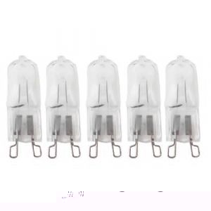 UGEFKMQ 5Pc Ampoule Halogene G9 230V 20W 25W 40W 60W Ampoules G9 Dimmable Blanc Chaud Lampe Halogène G9 Base À Broche 40W (lsss, neuf)