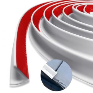 J Shape Goutti&egrave;re RV, Dos autocollant, Bande de D&eacute;viation de Pluie de Toit pour V&eacute;hicule, Camion, Camping-car, Bateau, Voiture, Van, Porte, Camping-car (BOJIEDIANZI, neuf)